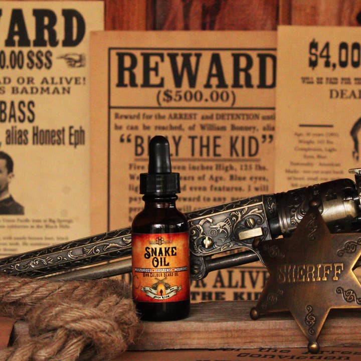 Dodge City - Vente Produit structurant pour la barbe - 1 oz. Huile à barbe - High Noon (pin, cèdre, cuir)4