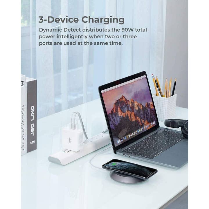 Above Edge - Wholesale Portable Charger - PA-B6S Omnia Mix3 90W 3-Port PD Charger