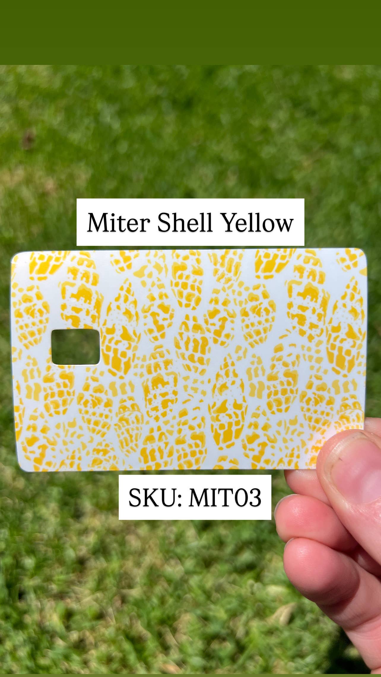 Shelloha Treasures - Wholesale Phone & Laptop Stickers - Card Skins - Miter Shell Options2