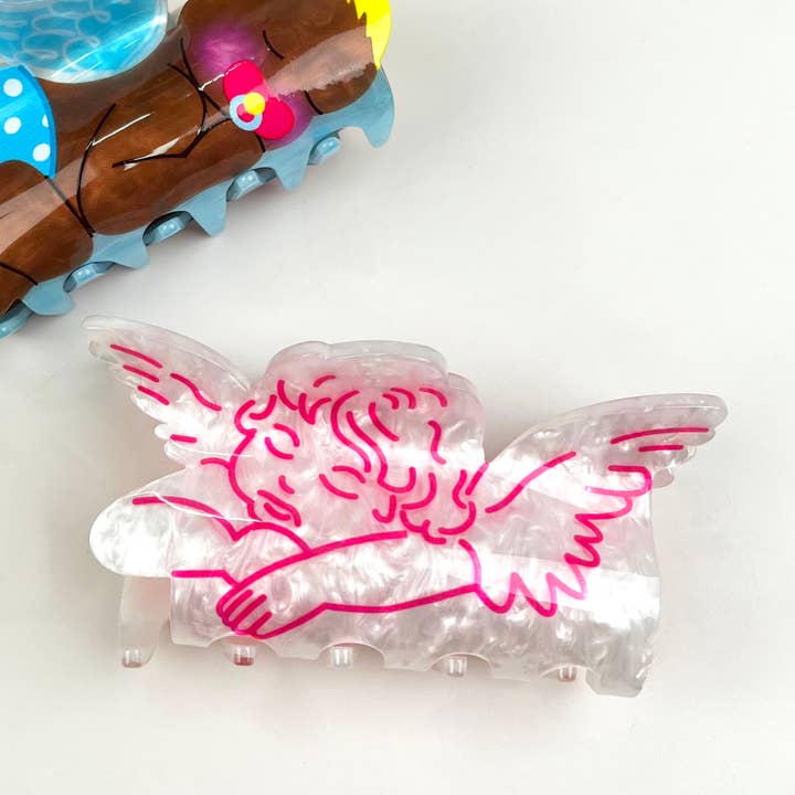 mildstyles - Wholesale Hair Clip - Women's - Angel Baby and Cupid Hair Claw Clip Valentine's Day4