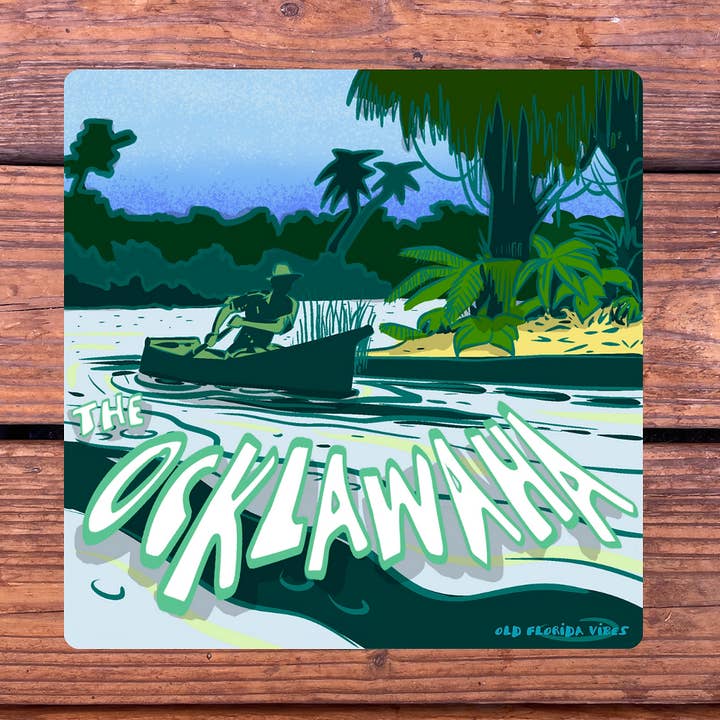 Impression métallique Ocklawaha pour la vente par Old Florida Vibes