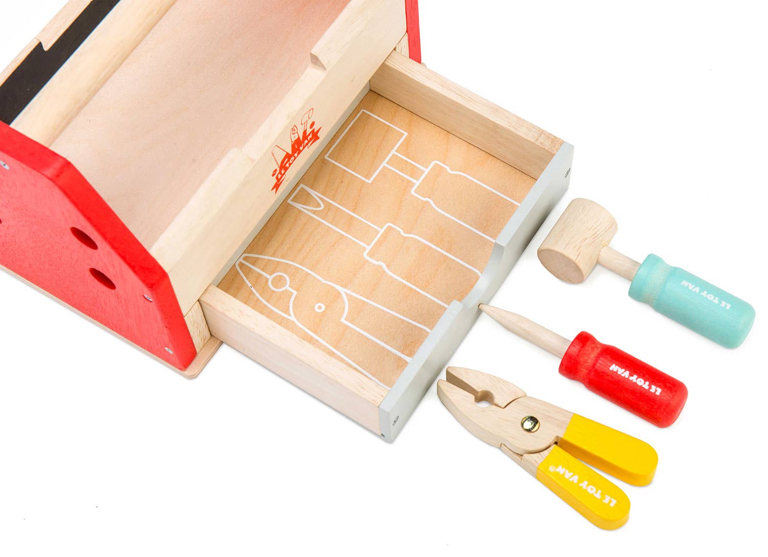 Le Toy Van – Großhandel Spielzeugset – Kinder – Werkzeugkasten TV476 / Tool Box & Wooden Tools2