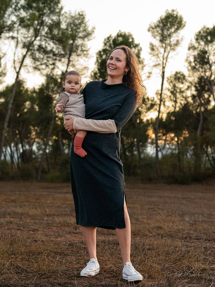 IMMA VESTIDO GESTAÇÃO E ENFERMAGEM M/L por atacado de LILAC