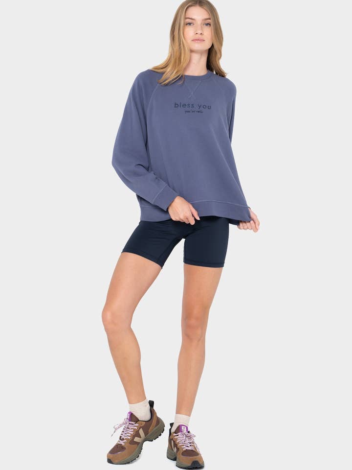 Peace Love World - Wholesale Sweatshirt - Women's - Core Crewneck Sweatshirt4