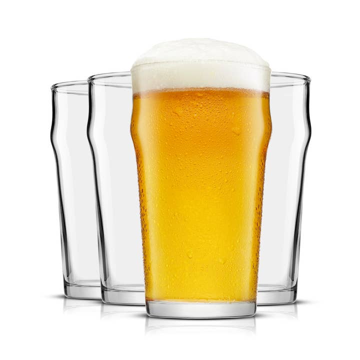 JoyJolt – wholesale Beer glass/mug – Grant Pint Beer Glasses 19 oz, Set of 4