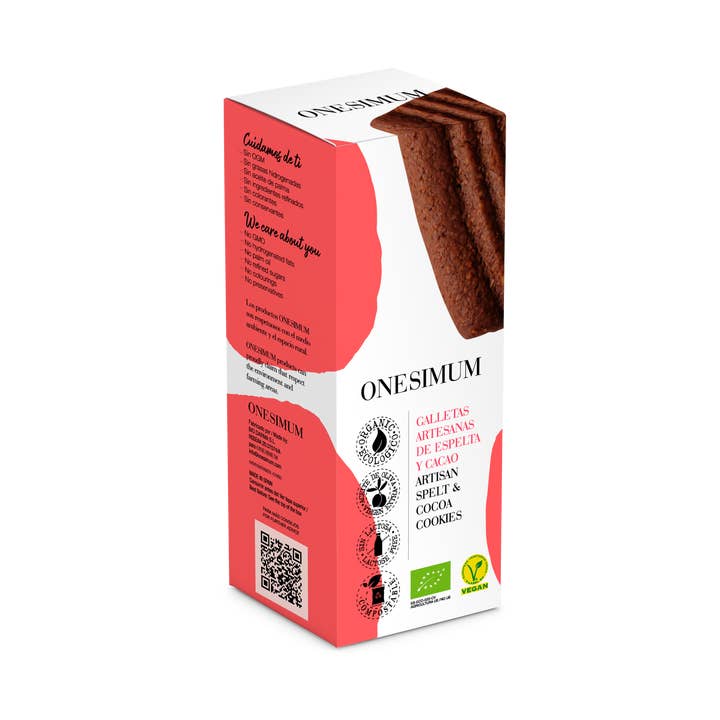 Onesimum - Wholesale Cookie - ARTISAN SPELT AND COCOA COOKIES 160G