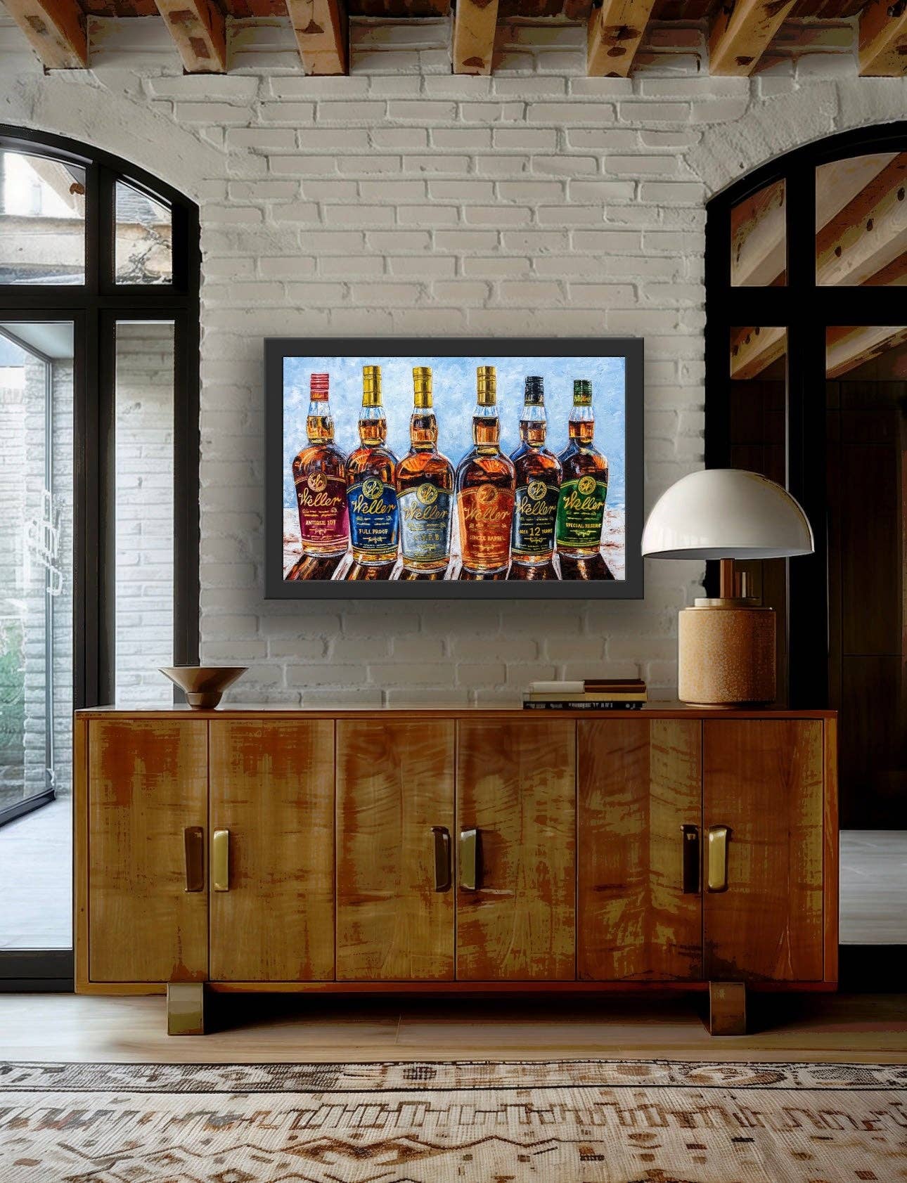 Kim Perry Studio – wholesale Art print – Bourbon Print "Six Shades of Weller"3