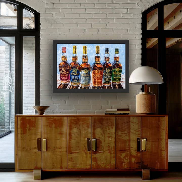 Kim Perry Studio - Wholesale Art print - Bourbon Print "Six Shades of Weller"3