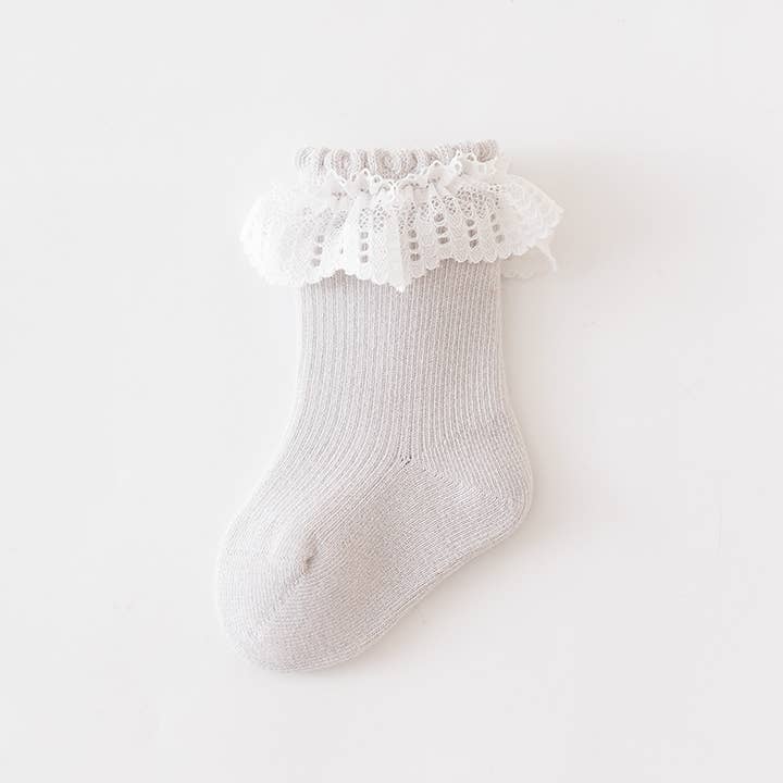 Little Trendy - Wholesale Socks - Baby - Baby newborn cute lace socks