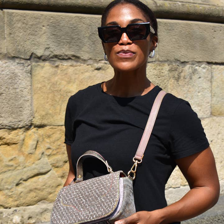 Minimal Clear - Patchwork-Lederhandtasche für den Großhandel von ebarrito