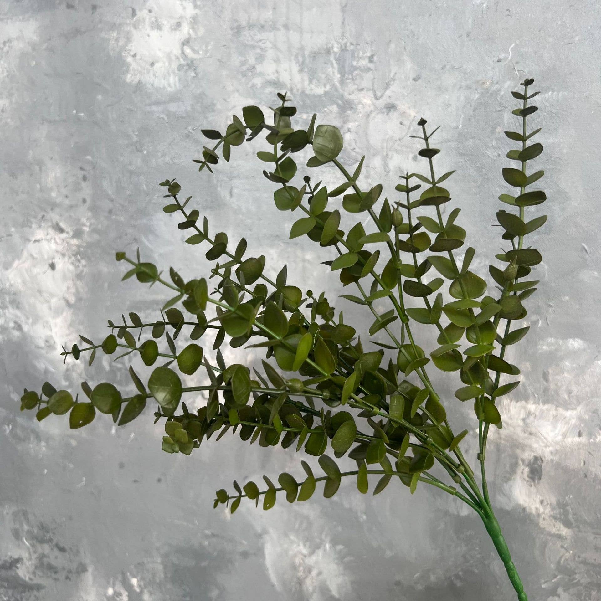 Sweet Home Deco - Wholesale Artificial Plant - 13''T Faux Eucalyptus Greenery Bunch, Autumn Orange Green4