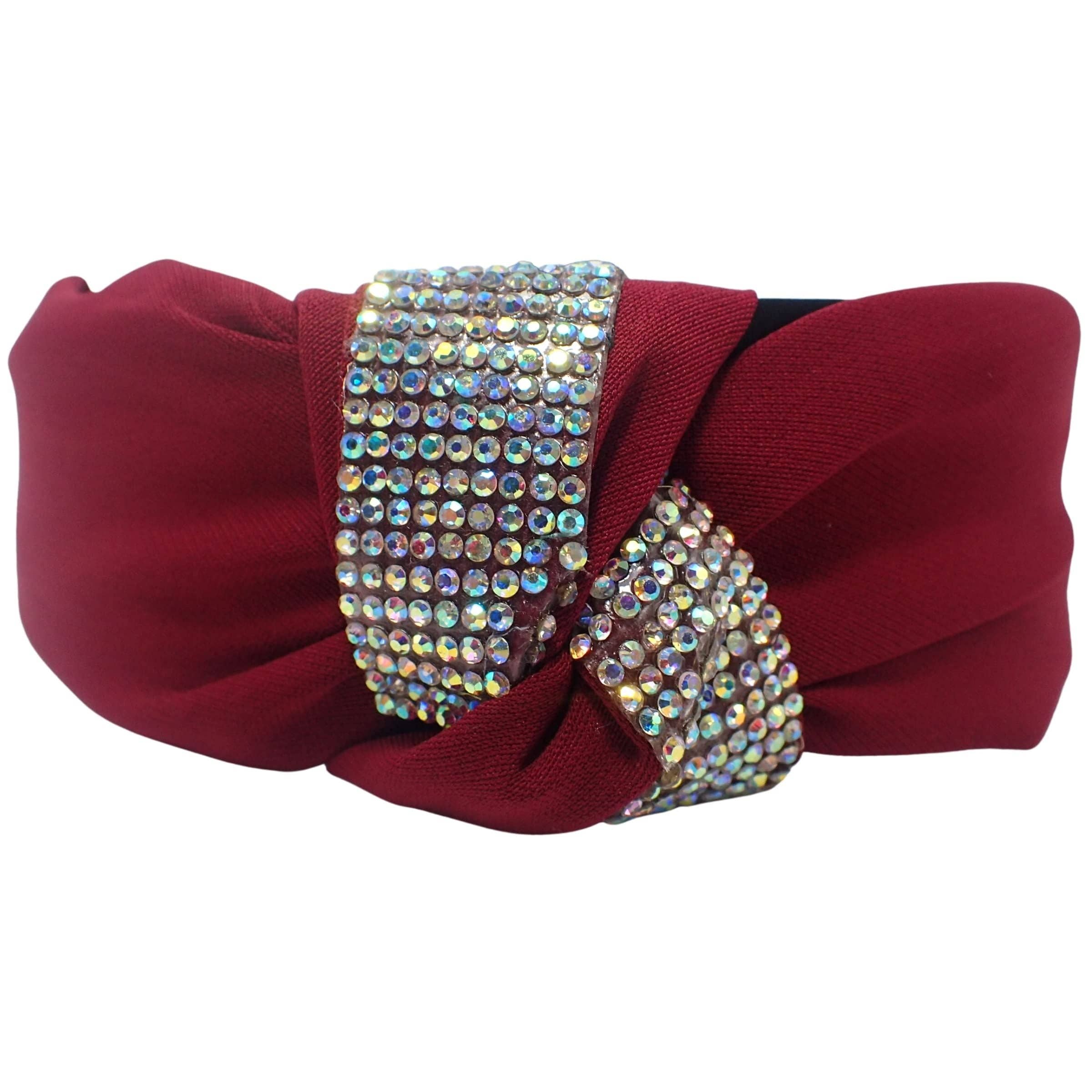 Topkids Accessories – Engroshandel Pandebånd - Dame – Diamante Knot Alice Bands voksne kvinder, Hårtilbehør til kvinder, Hårbånd til kvinder, Tykt pandebånd, Kvinders pandebånd, Hovedbånd Voksne kvinder, Brede pandebånd8