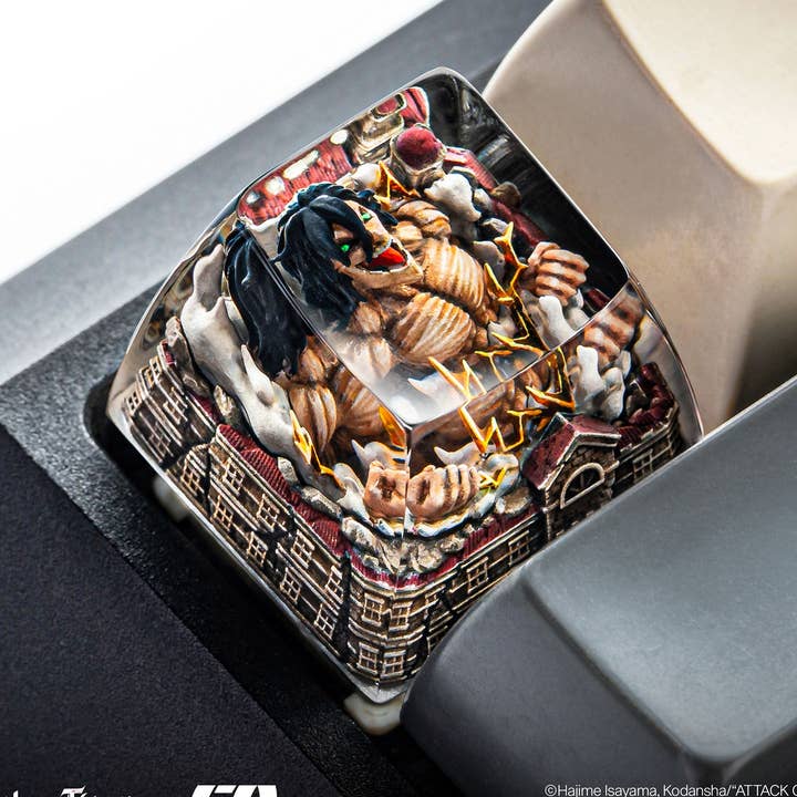 Titã de Ataque - Ataque dos Titãs - Tecla de Resina Artesanal por atacado de Forge Panda