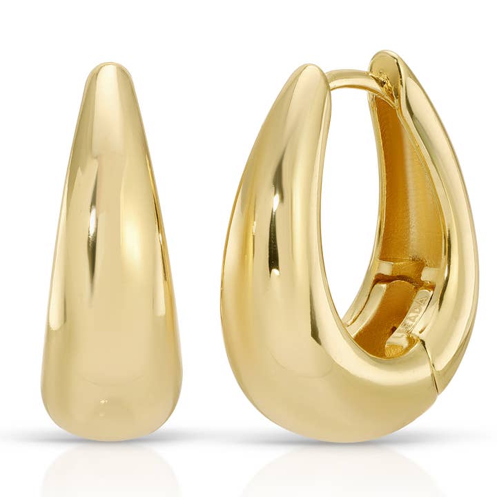 Malia Hoops for wholesale by Leeada Jewelry