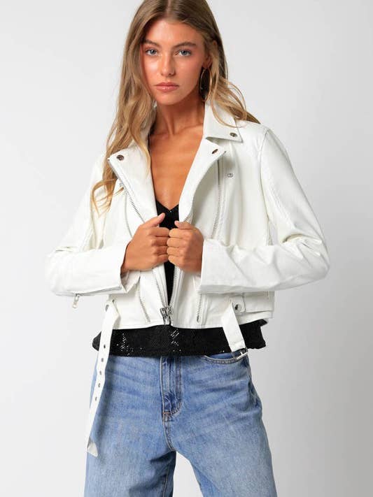 Leather Motor Jacket for wholesale by Olivaceous