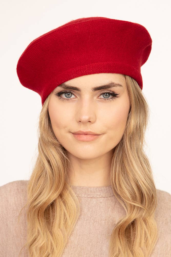 Hana – wholesale Beret – Women's – Stretchy Solid Color Beret35