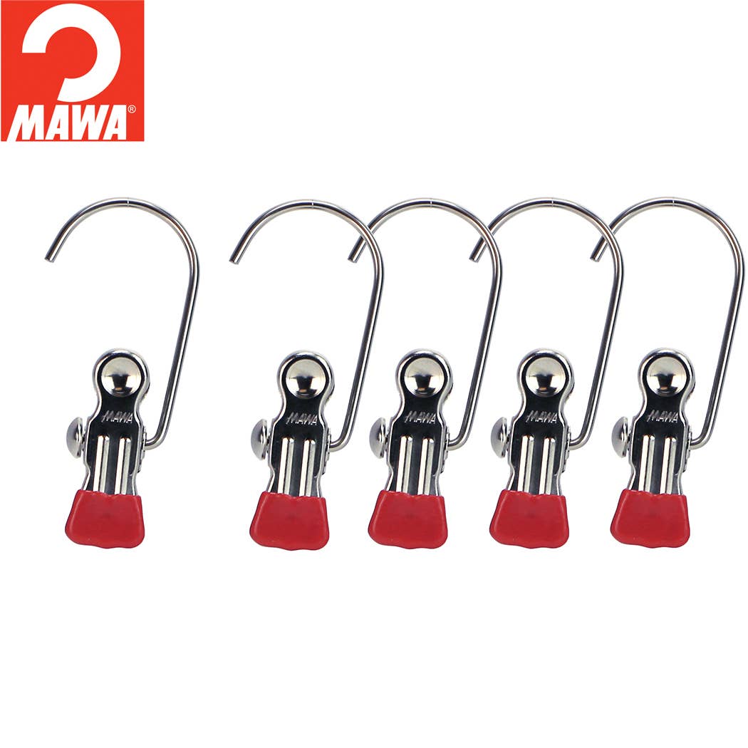 Reston Lloyd - Wholesale Clothes Hangers - MAWA 5PC Multiple Purpose Clips (4 Colors)2