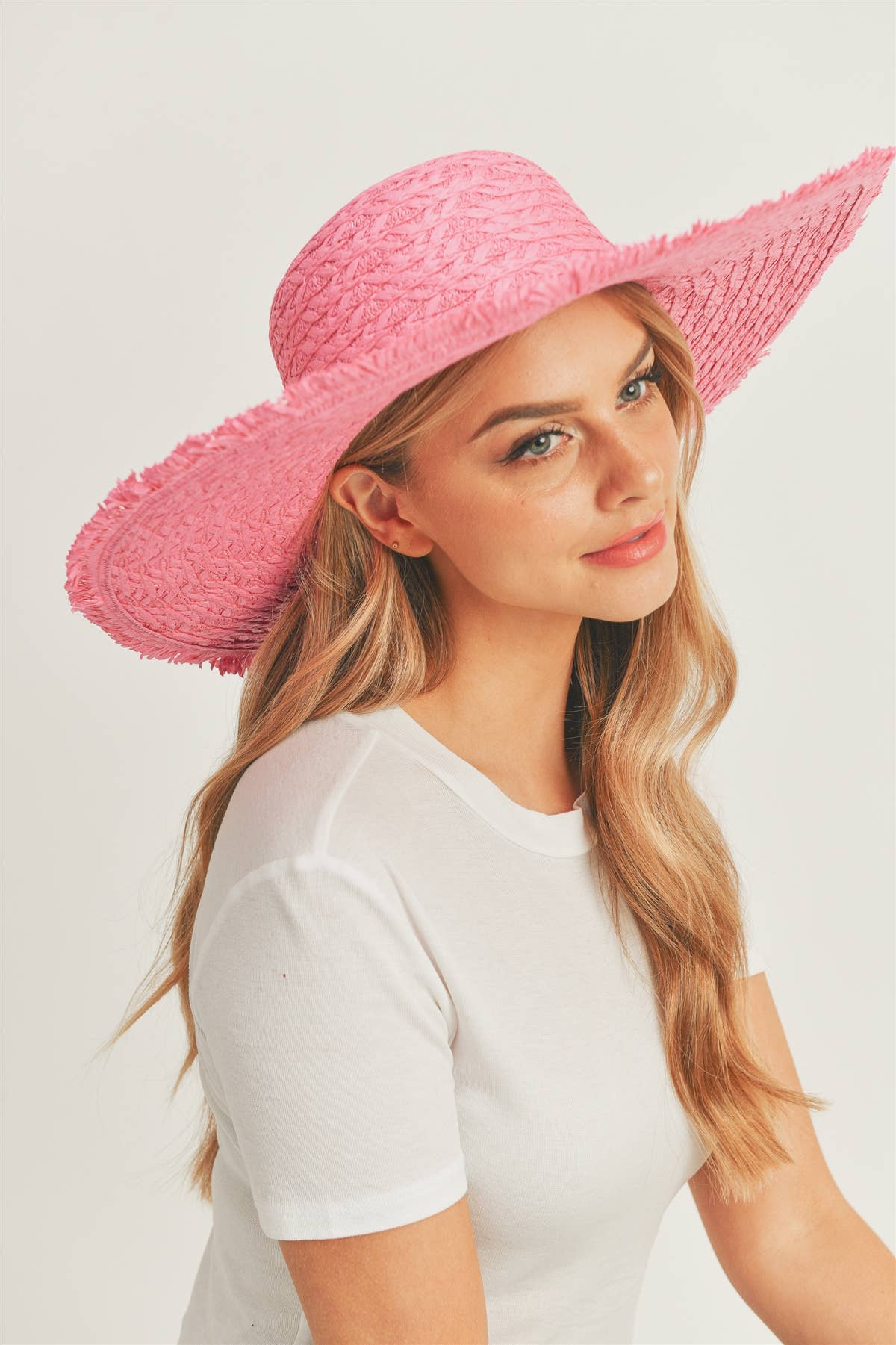 MYS Wholesale Inc - Wholesale Straw Hat - Women's - Solid Summer Floppy Sun Hat53