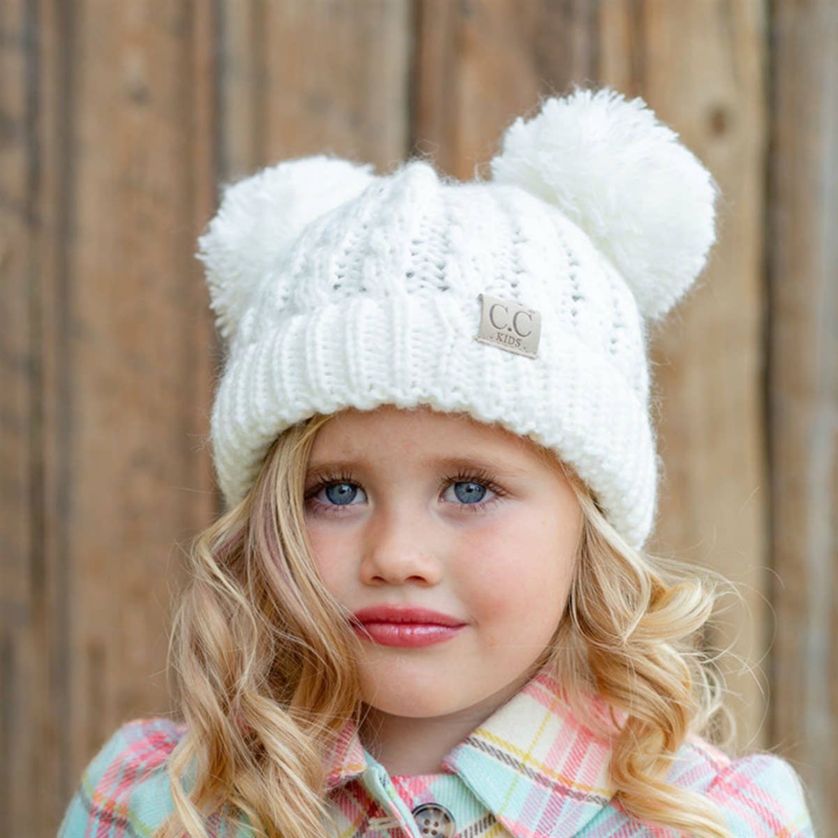 Truly Contagious - Wholesale Beanie - Kids - CC Kids Double Pom Beanie KIDS-24 HAT-6022