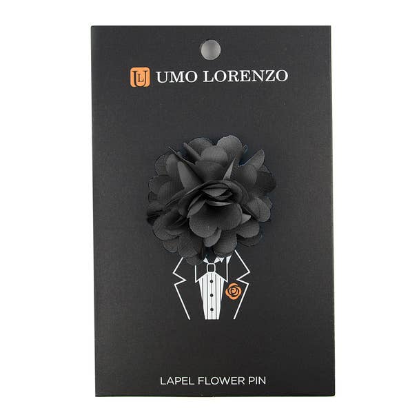 Selini New York - Wholesale Lapel Pin/Button - Solid Mini Bouquet Clutch Back Flower Lapel Pins28
