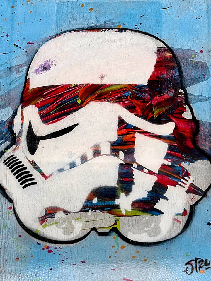 Home Decor, Star Wars, Gifts for Him - "Trooper" Art Prints for wholesale by Art For Dudes