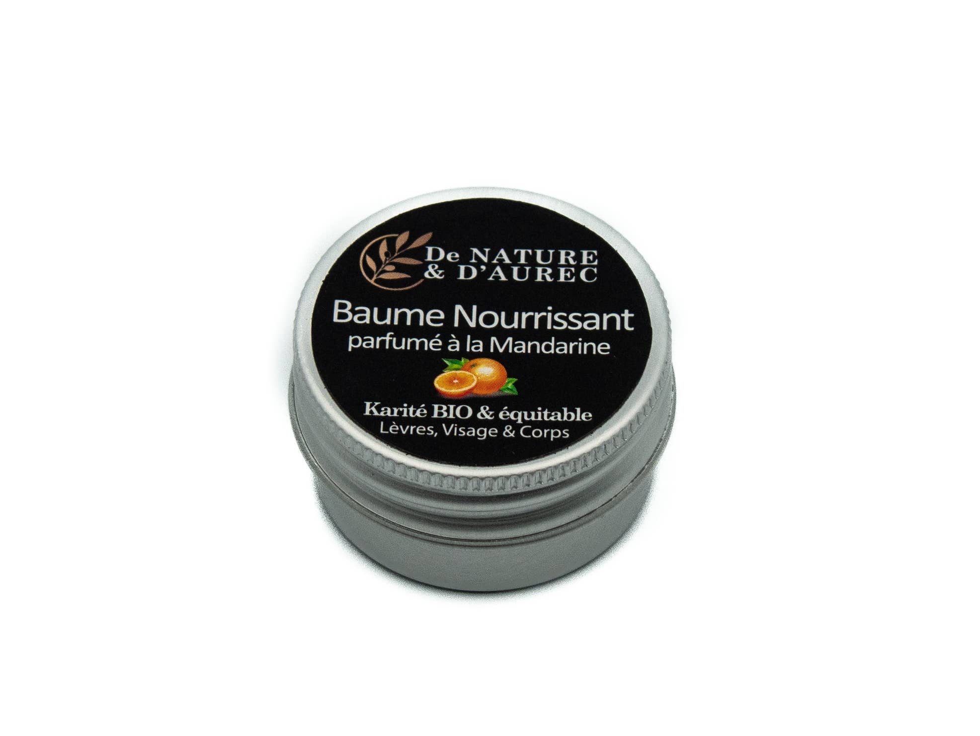 De NATURE ET D'AUREC – wholesale Läppbalsam – Mandarindoftande läppbalsam (15 ml)2