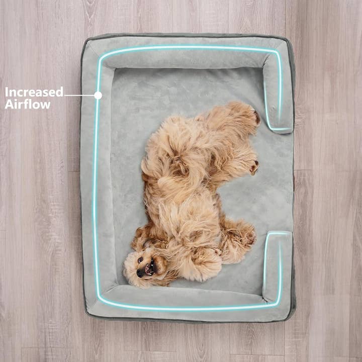 SINT - Wholesale Pet Bed - Cat/Dog - Calming Anti Anxiety Crate Bed for Pets3