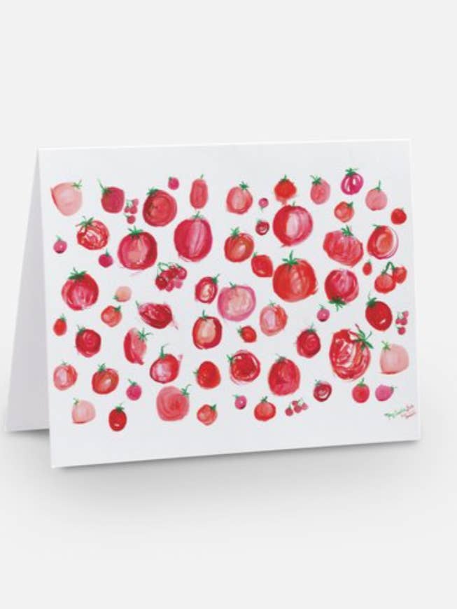 Flying Tomato Notecard Set for wholesale by Studio Scinto