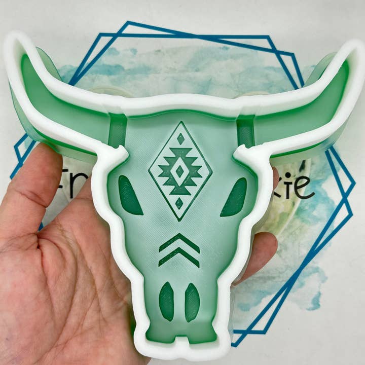 LARGE Aztec Bull Freshie Mold for wholesale by The Freshie Junkie, LLC