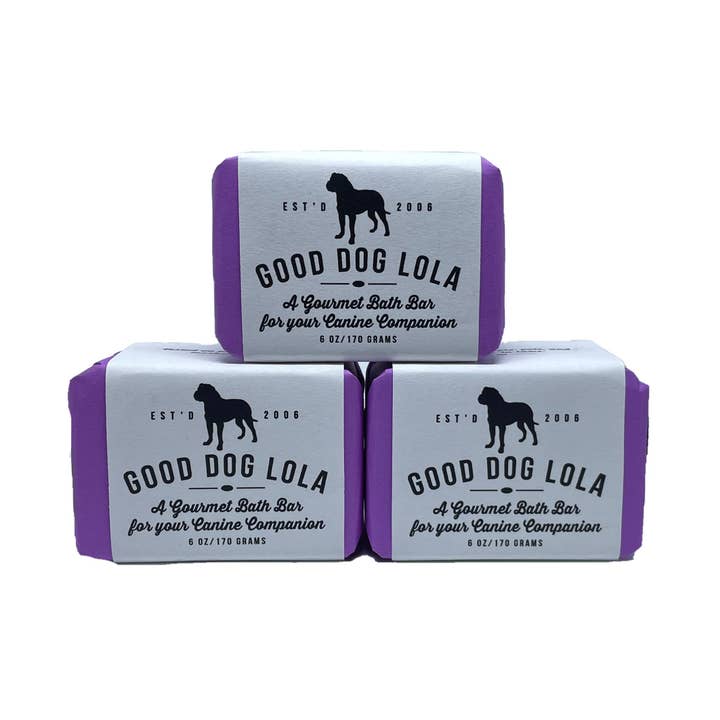 Good Dog Lola Bath Bar for wholesale by Jardin du Soleil
