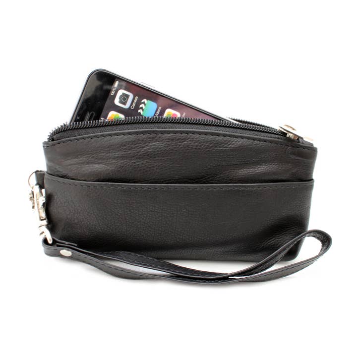 Ashlin Leather Boutique - Venta al por mayor Bolsa para maquillaje - ASHLIN® | BOLSO MUÑEQUERA DE MAQUILLAJE PARA MUJER | PIEL DE VACUNO