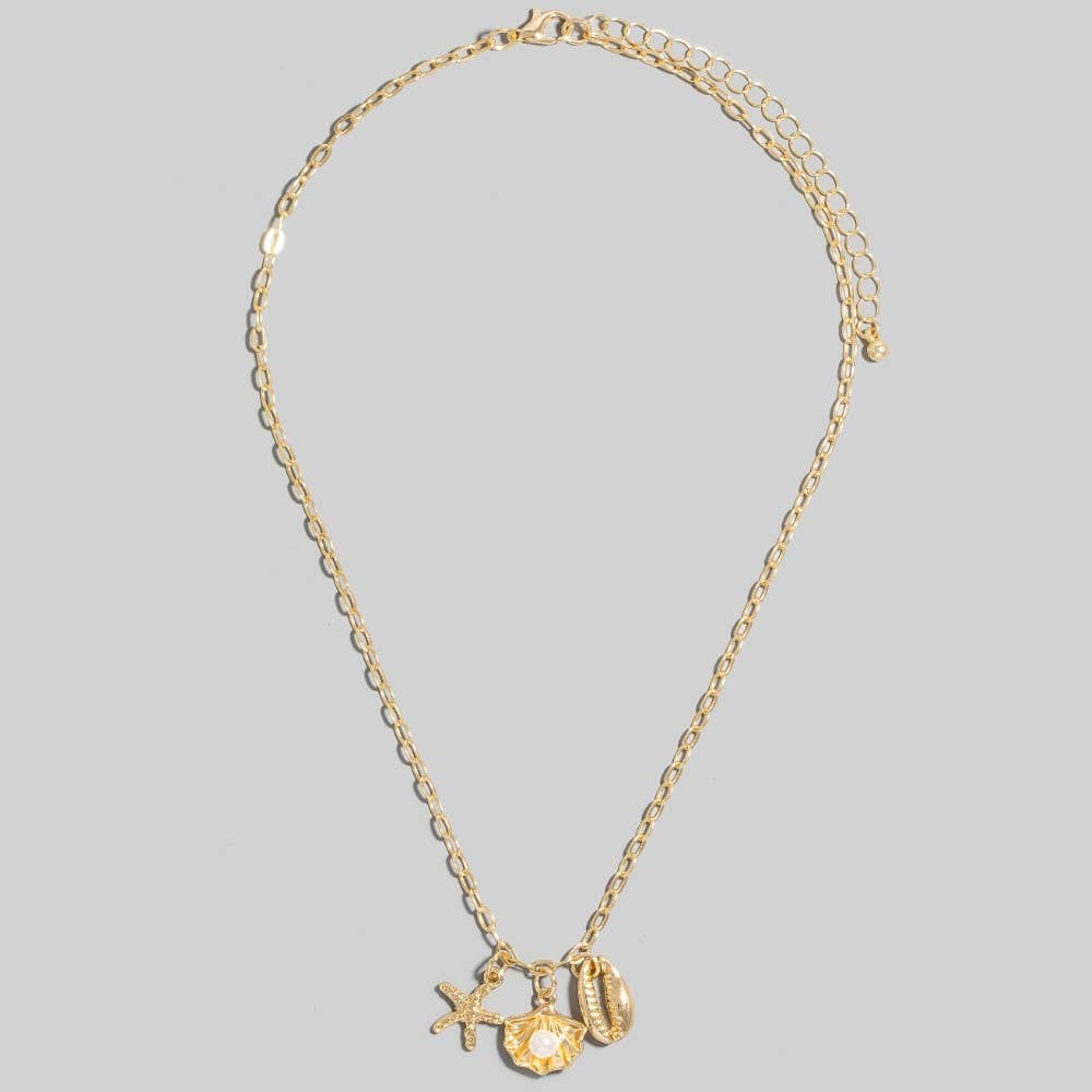 G Sea Life Charms Chain Necklace for wholesale on Faire1