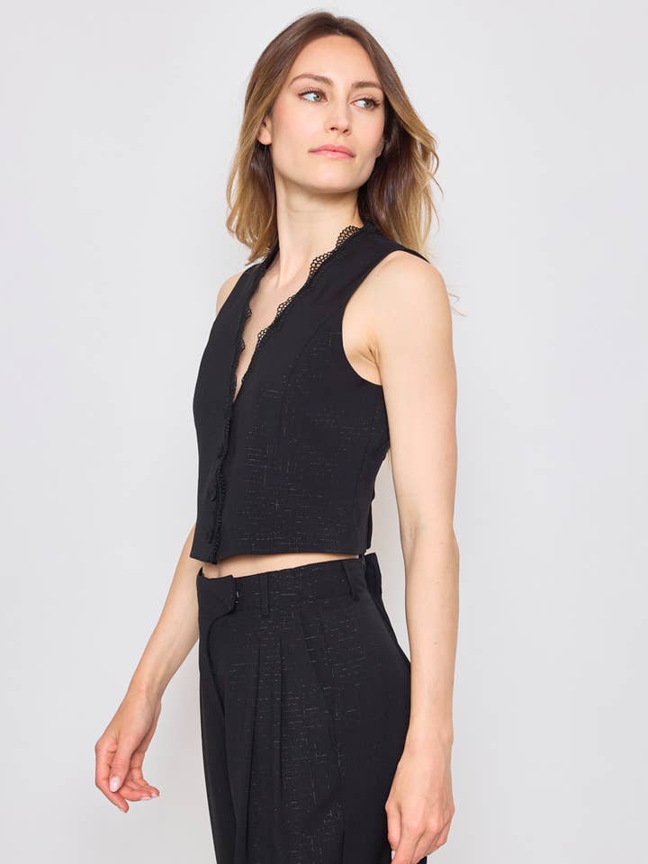 LULUMARY - Wholesale Suit vest – Women′s - Buttoned vest GL0171