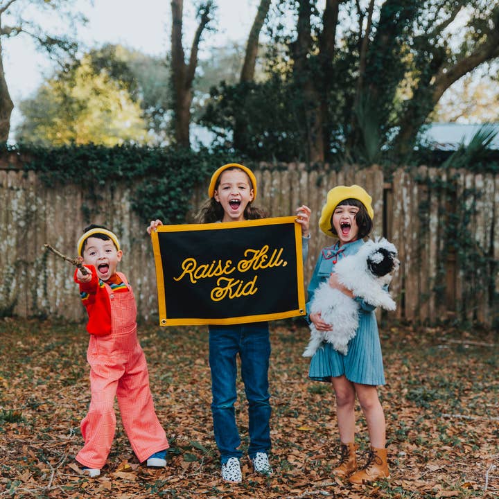 Oxford Pennant - Wholesale Flag - Raise Hell, Kid Camp Flag1