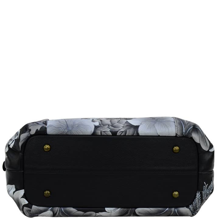 Anuschka | Vanya Lara (USA) - Wholesale Satchel - Women's - Hand-Painted Leather Triple Compartment Large Satchel - 6524