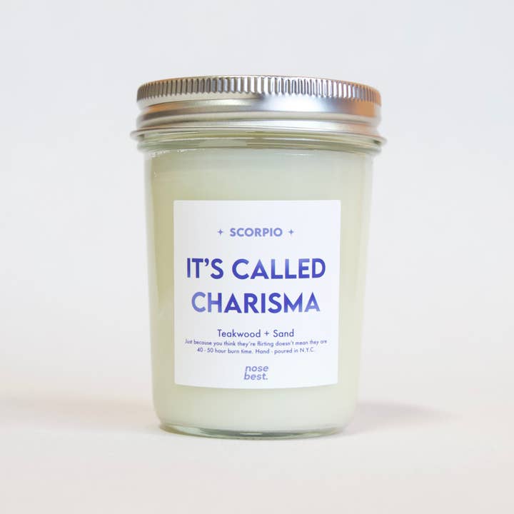 Scorpio - Teakwood & Sand Soy Candle for wholesale by Nose Best Candles