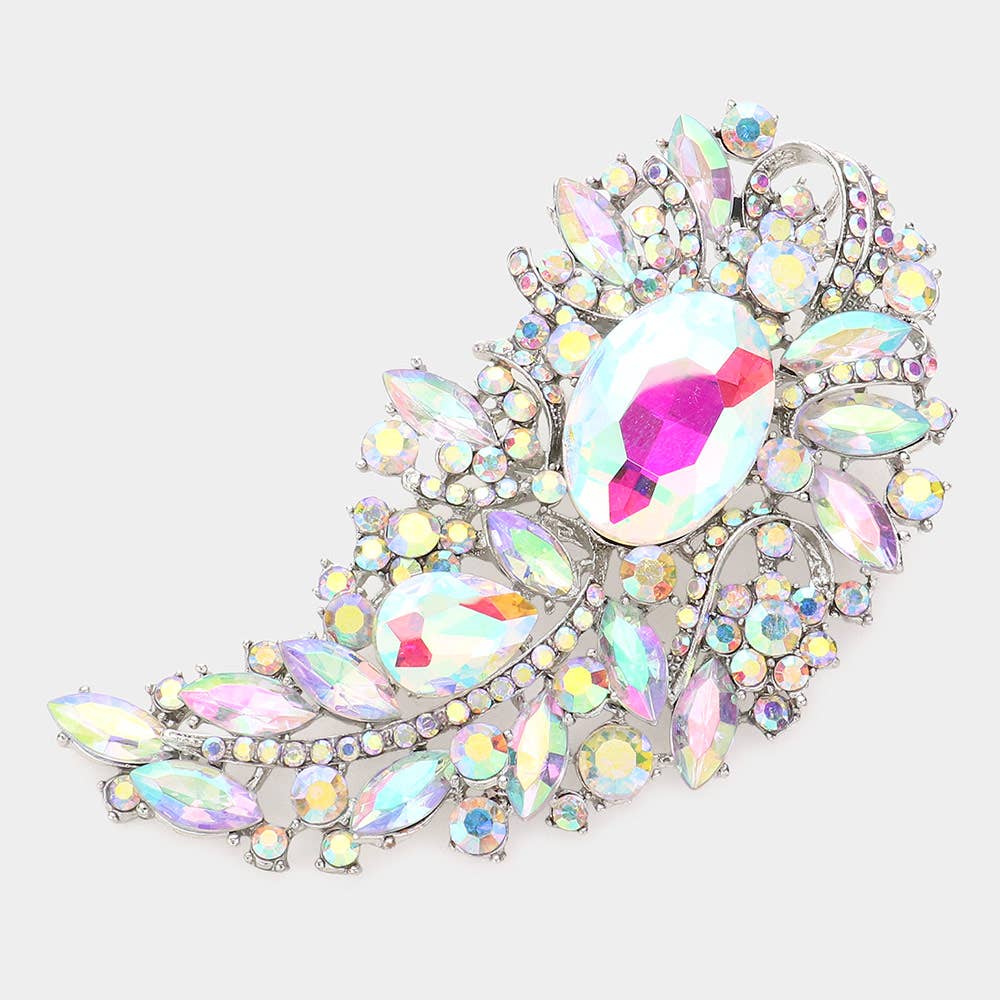 Sensibling Corp. - Wholesale Brooch - Multi Stone Embellished Pin Brooch19