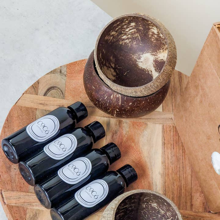 Cocobowlz™ – wholesale DIY-pysselkit – Startpaket för ljushantverk: Set med 20 st med premiumvax2