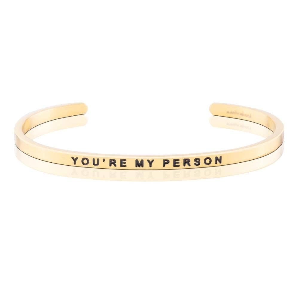MantraBand - Wholesale Cuff Bracelet - You're My Person - inspirational mantraband® cuff bracelet1