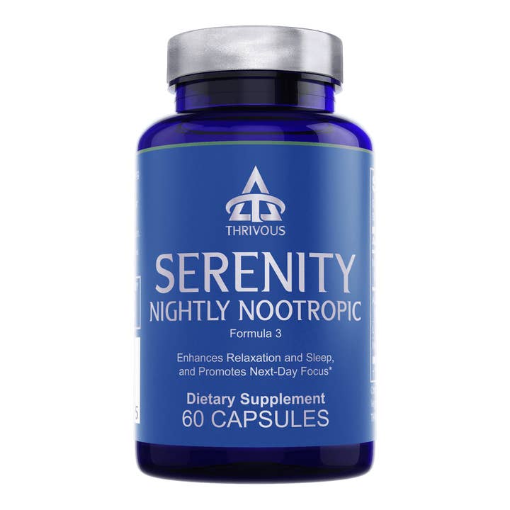 Thrivous - Vente Supplément oral/vitamine - Nootropique Serenity Nightly