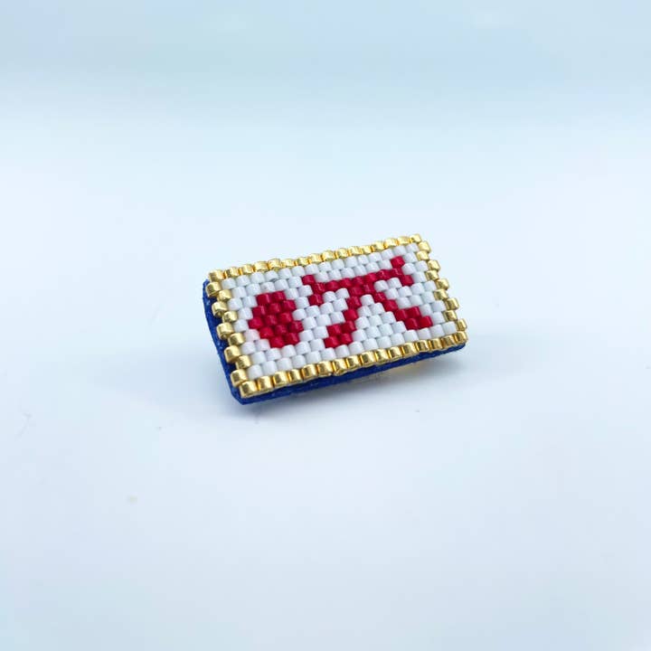 King of Hearts Playing Card Brooch for wholesale by Ely De Paname