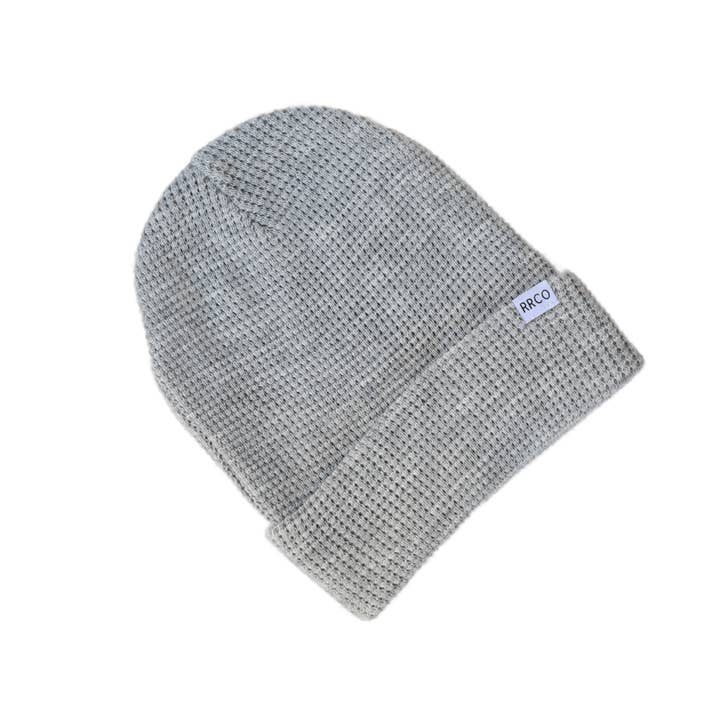 Waffle Beanie - Pebble for wholesale by RAD RIVER CO.