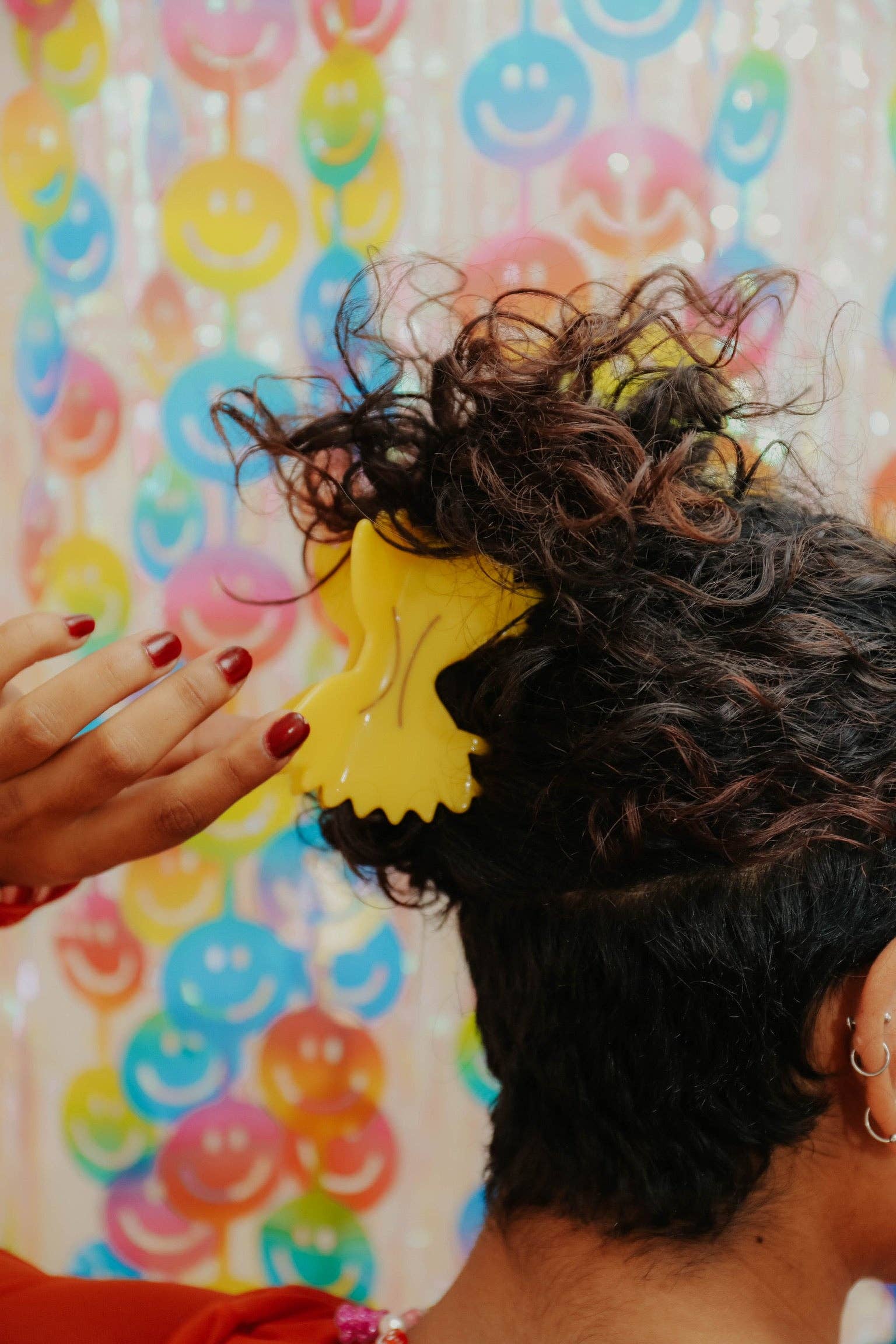 The Peach Fuzz - Wholesale Hair Accessories Set - Women's - Farfalle Pasta Hair Claw3