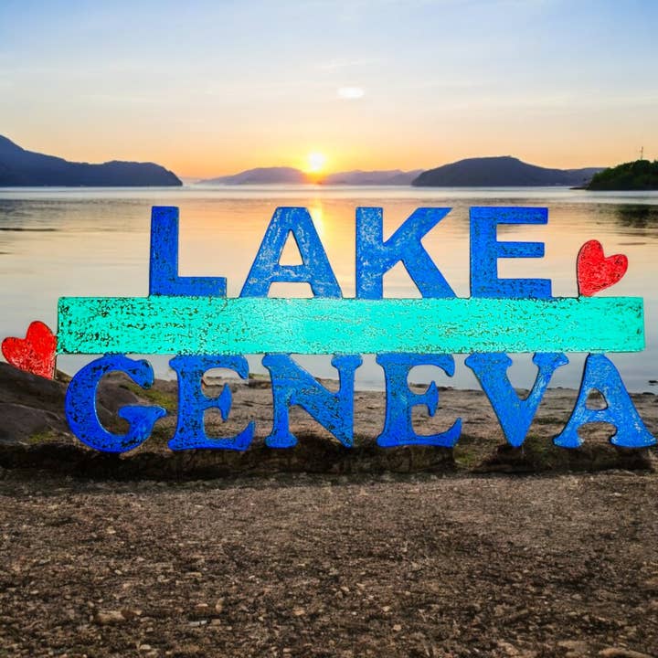 Whimsies - Wholesale Magnet - Lake Magnet Lake namedrop Boating fishing Lake souvenirs