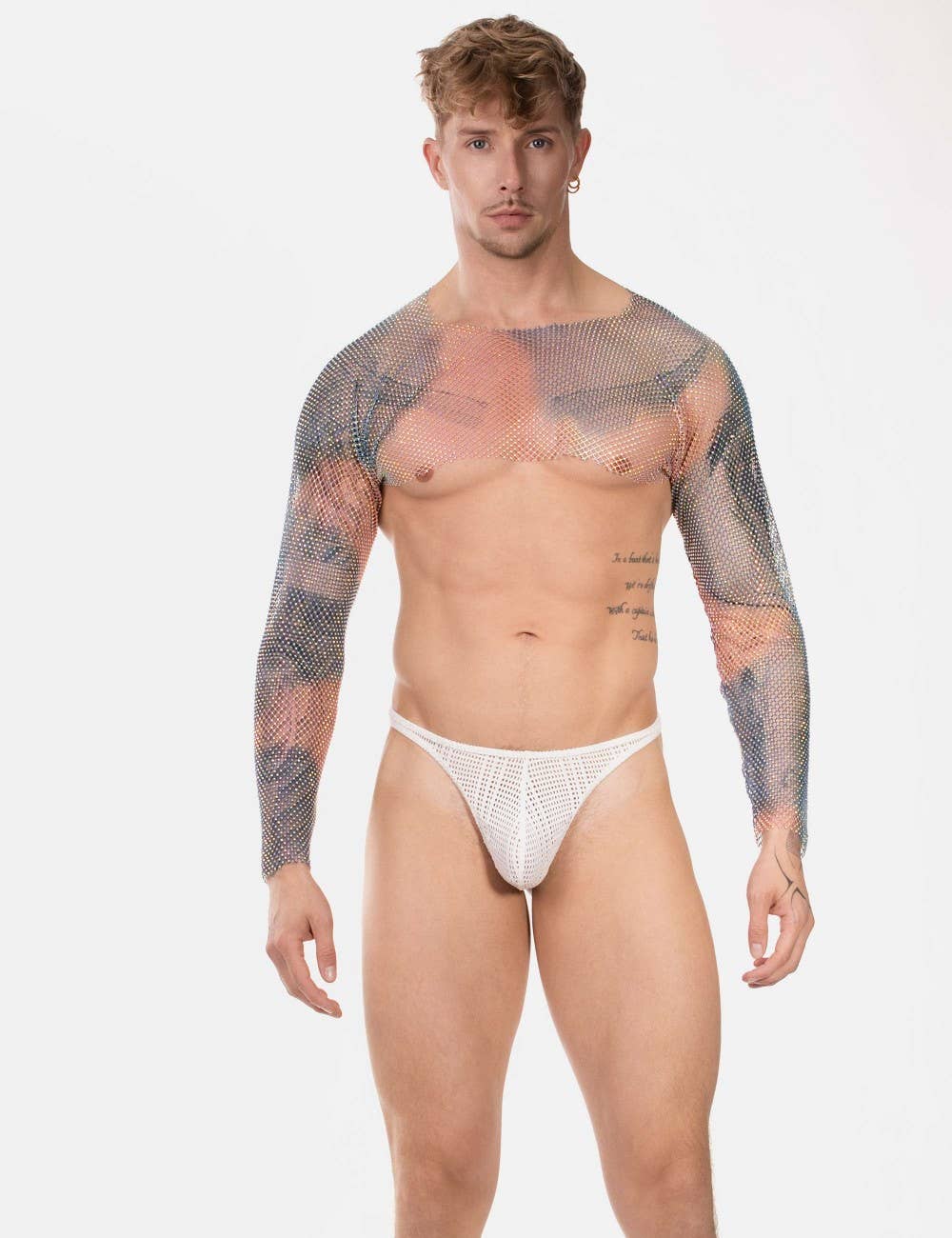 Stoftex LDA - Venta al por mayor Camiseta de tirantes - Hombre - Bolero Blinky de manga larga en red brillante13