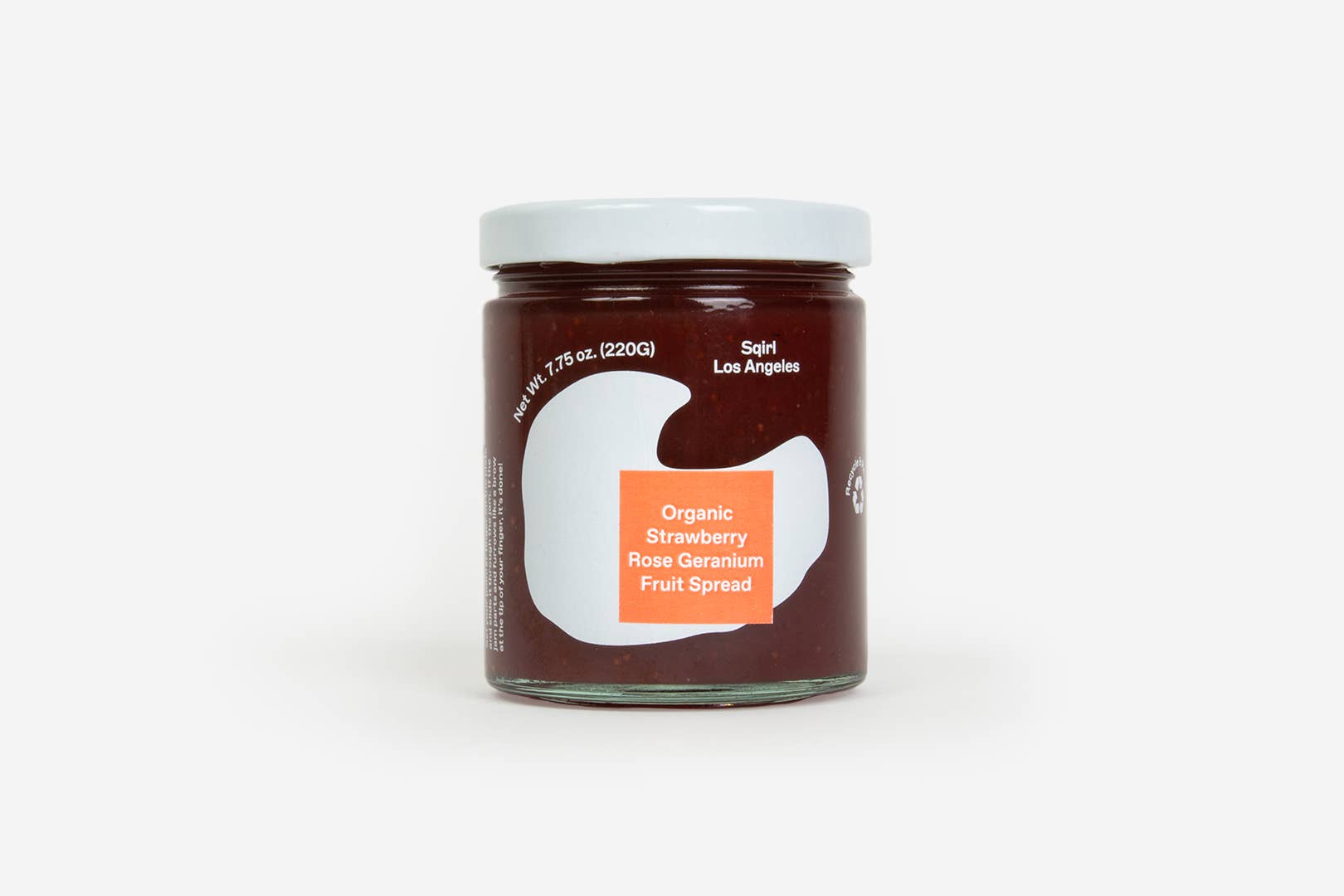 Sqirl - Wholesale Jam/Jelly - Certified Organic Strawberry & Rose Geranium Fruit Spread