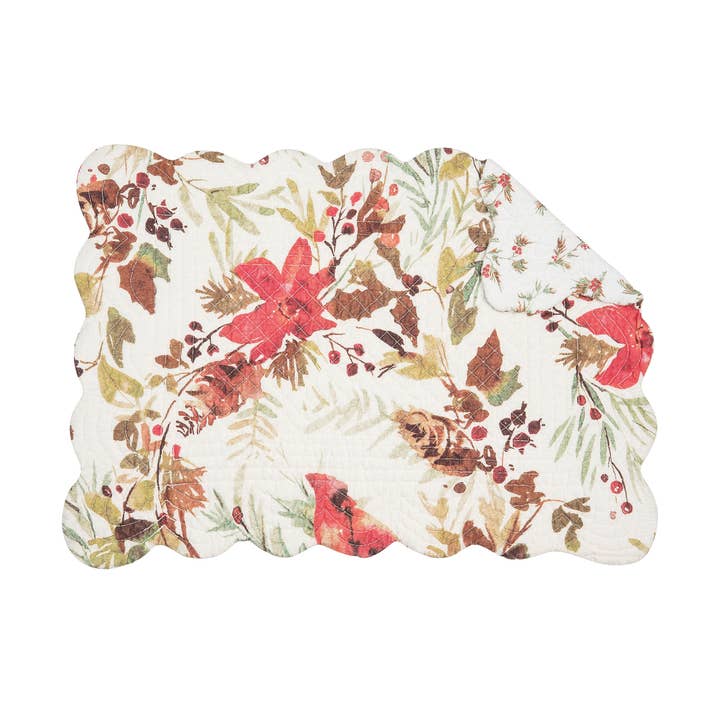 Christmas Averie Cardinal Placemat for wholesale by C&F Home