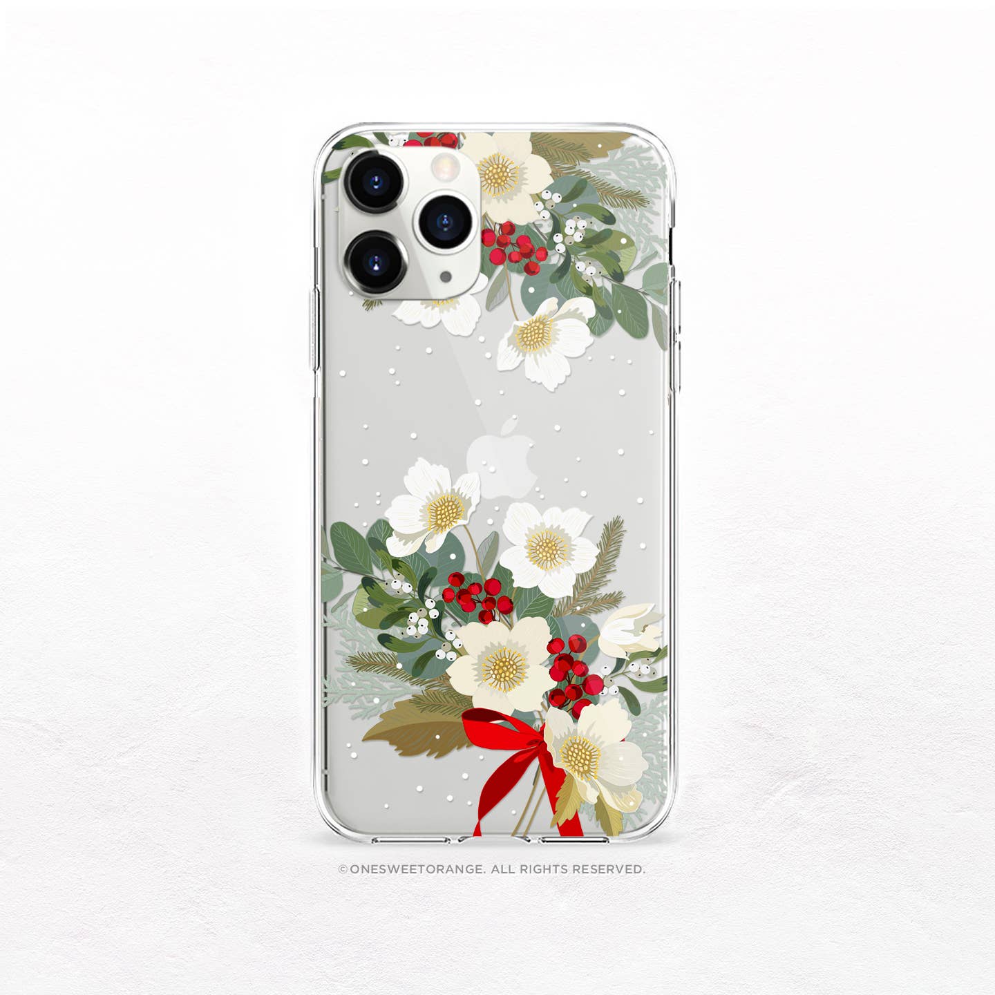 Onesweetorange - Wholesale Phone Case - Women's - iPhone Christmas Floral Case1