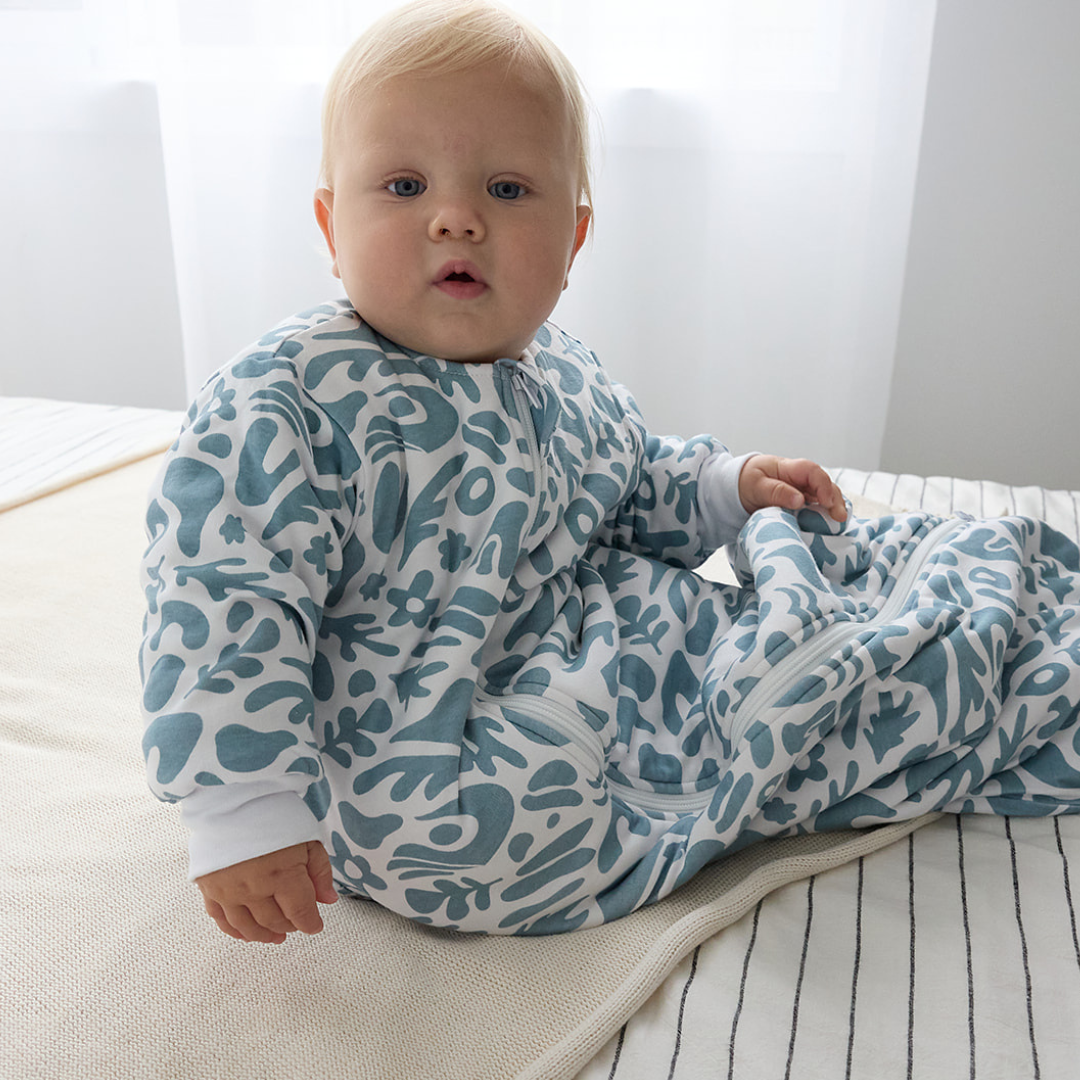Anchor & Arrow - Wholesale Sleepsack - Baby - NEW Winter Sleeping Bag 2.5 TOG - Blue Abstract3
