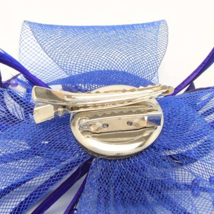 Topkids Accessories - Venta al por mayor Tocado - Mujer - Pinzas para el pelo con forma de flor, gorro de boda, pinza para el pelo, gorro Royal Ascot, con clip o diadema, diadema para niñas, mujeres1